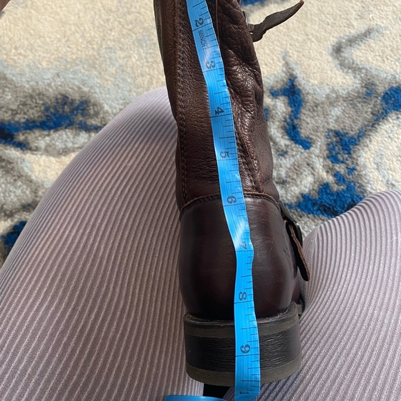 Dark brown Leather Frye Boots Veronica Size 8.5 - Picture 12 of 12